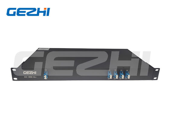 8 perda de inserção Rackmount do canal DWDM MUX DMUX 1U baixa