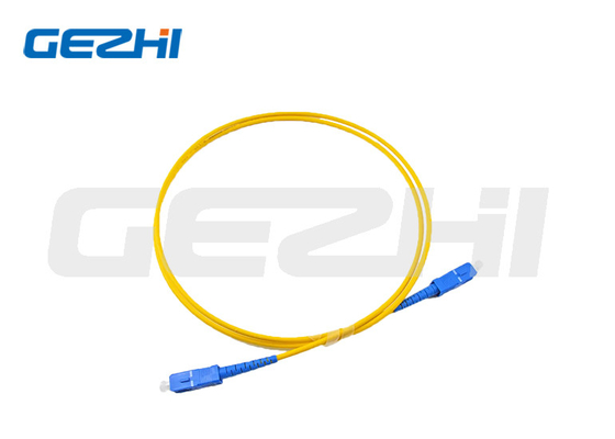 Cabo de remendo de fibra ótica personalizado PVC/OFNR/LSZH do comprimento UPC/APC