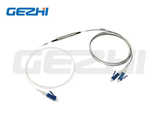 tubo fraco passivo ótico de Dwdm Mux Demux 900um do filtro de 1x2 LC APC