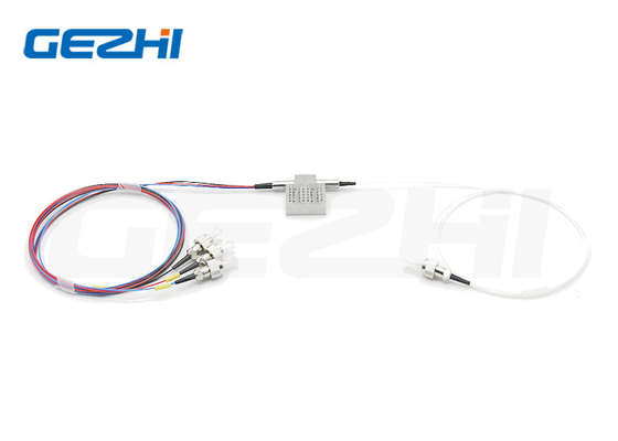 Interruptor de fibra óptica 1x3T LC APC personalizável monomodo multimodo