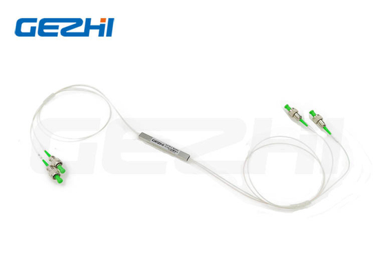 Componentes passivos de fibra óptica divisor FTTH TTTX 2x2 PLC com tubo de aço