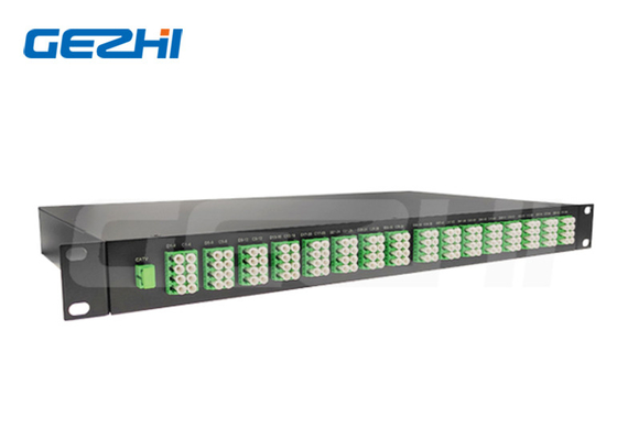 FTTH Estabilidade de alta fiabilidade 1x16 CATV Overlay Multiplexers com montador de rack