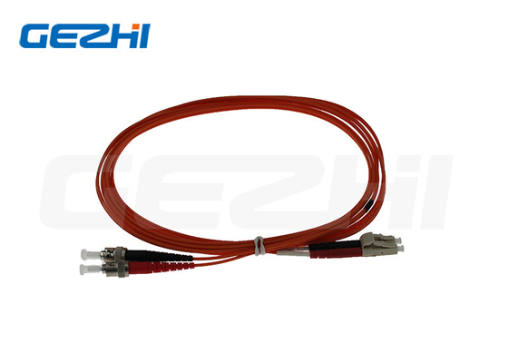 LC a ST Cordão de ligação de fibra óptica duplex de modo único para sensor óptico