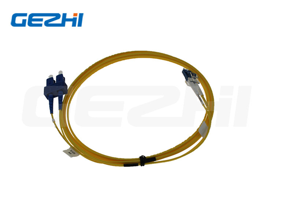 Baixa perda de inserção LC para SC Single Mode Duplex Patch Cord
