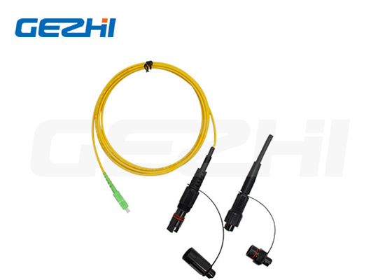 SC 9/125μm Simplex Fibra Óptica Corda de Revestimento Impermeável