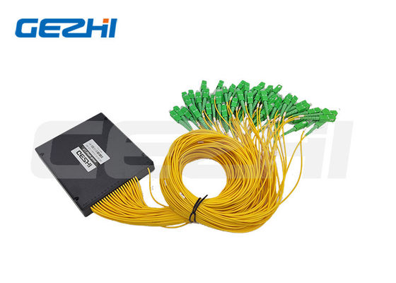 Módulo ABS de plástico 1x64 PLC Fiber Splitter para rede FTTX PON com baixa perda de inserção