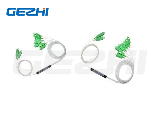 2X8 LC Singlemode 0,9mm G657A1 Tipo de aço Fibra Óptica PLC Splitter em FTTx