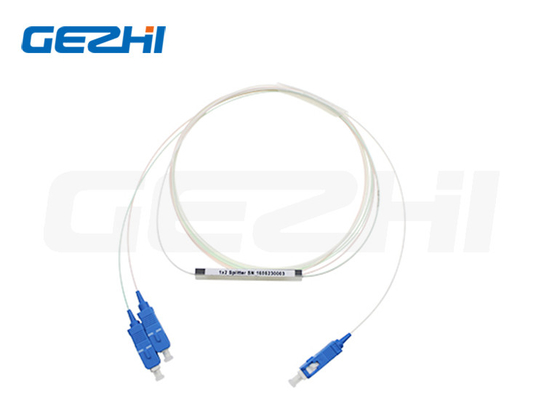 Estabilidade de alta fiabilidade 1x2 Mini Tube Tipo Fibra PLC Splitter
