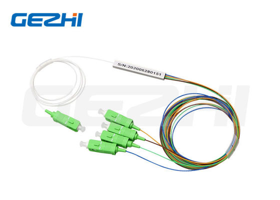 1x4 1x8 1x16 Fibra Óptica PLC Splitter para rede FTTH FTTx FTTB com comprimento de onda 1260-1650nm