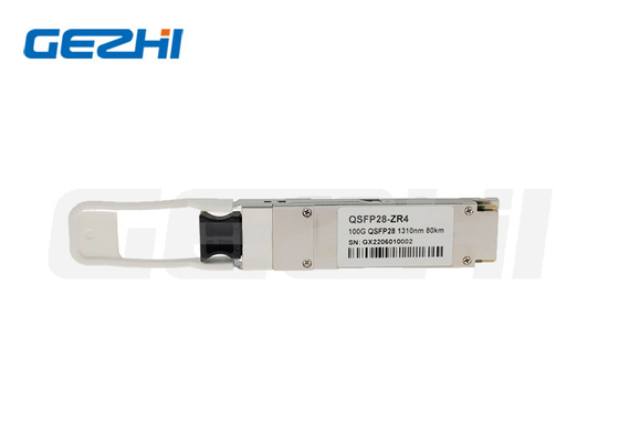 Módulo de transceptor óptico 100G QSFP28 ZR 1310nm 80Km altamente compatível