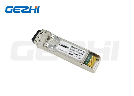 Módulo de transmissor óptico CWDM de 10 Gbps SFP+ ZR 80km 1490nm SFP EML LD