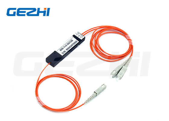 FTTX Multimode Fiber Optic Splitter 62.5/125um 650nm 50/50 Relação de acoplamento FBT acoplador para redes GPON