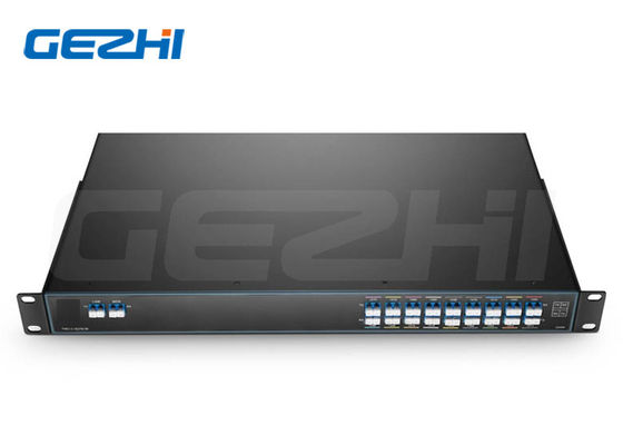 18 Canais 1270-1610nm CWDM Mux Demux com Porta de Monitoramento e Tecnologia TFF