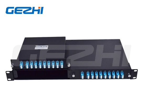 Módulo 18CH CWDM Mux Demux com comprimento de onda 1270-1610nm e 1U LGX Cassette Design