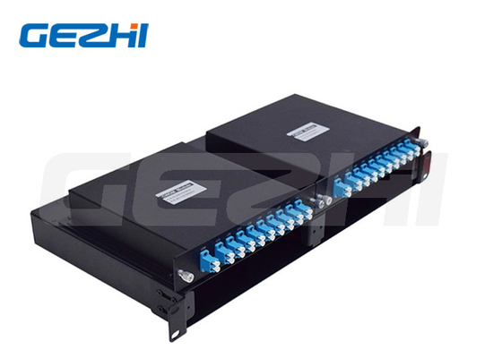18 canais Wdm Solução Cwdm Mux 1u Racks Sc Fc Lc Apc Upc
