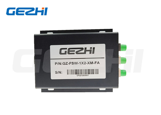 RS-232 Controle 1x2 Módulo de comutador óptico mecânico 850nm Comutadores ópticos de bloqueio