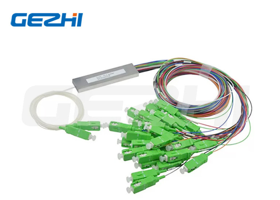 Mini Coupler 2 X 8 SC / APC Fibra Óptica Splitter WDM 1.5M Para Caixa FTTH