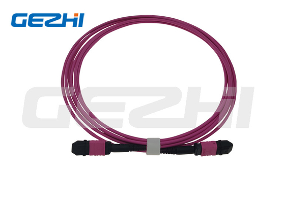 12 Fibra LC Duplex 1x6 para MTP MPO Cabos MPO OM4 Cordão de Parche
