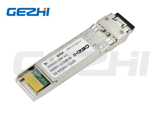 10GBASE SFP+ DWDM Transceptor Óptico Multiplexamento de Divisão de comprimento de onda densa 100% Compatível