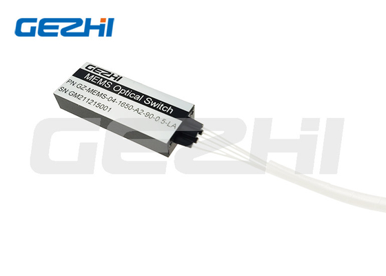 1x4 Fibra MEMS Switches Ópticos Módulo Micro Electro Mecânico Switch System Com SC / UPC conector