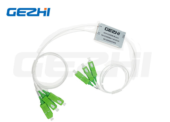 WDM óptico CCWDM 4+1CH SMF-28e com 0,9 tubo solto SC/APC CCWDM Modulo Mini cwdm