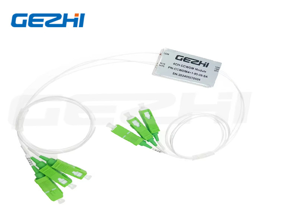 WDM óptico CCWDM 4+1CH SMF-28e com módulo SC/APC CCWDM de tubo solto de 0,9