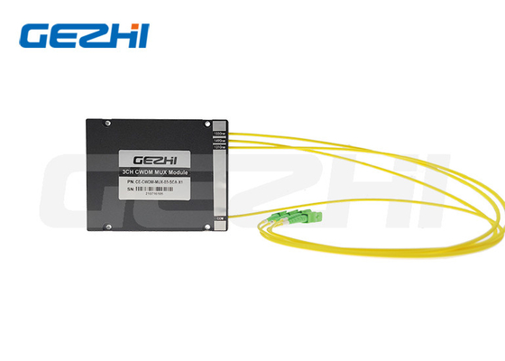 Multiplexer Óptico 3CH CWDM MUX Modulo 5G Backbone Network 1310/1490/1550nm