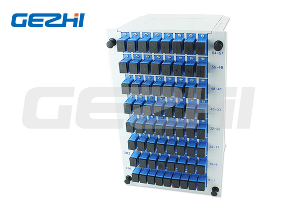 Modulo de inserção de plástico tipo cassete 1*64 PLC Splitter 130*101*206mm