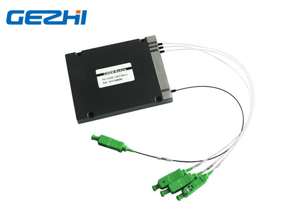 Único Multiplexer da voz passiva da fibra 1550nm 1x3 CWDM
