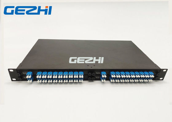 4 Multiplexer da voz passiva da montagem em rack 1x8 CWDM da polegada 1U do entalhe 19