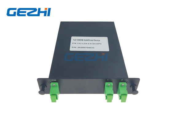 1510nm 1x2 CWDM únicos adicionam o módulo passivo do Multiplexer da gota