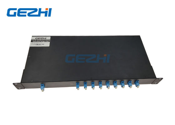 1RU 19 Multiplexer duplo simples do lado DWDM OADM da cremalheira 8CH da polegada