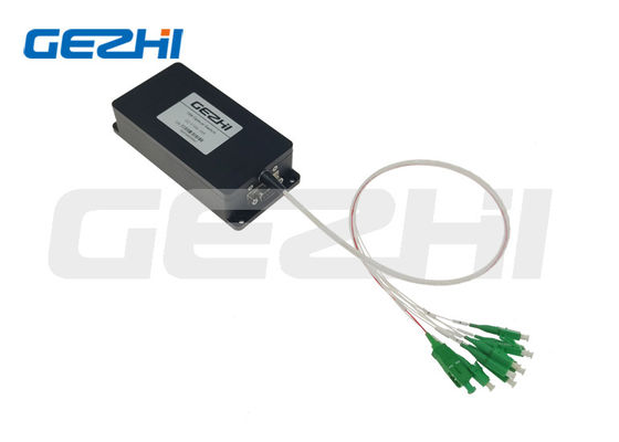 interruptor ótico 500mW FSW-1x8-SM de 1260~1650nm 1x8 com relação RS232