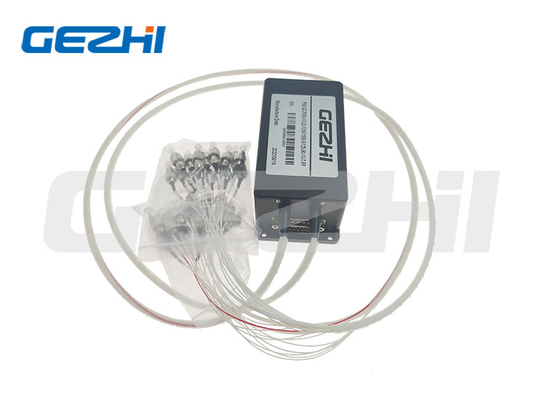Interruptor de fibra ótica 1x64 FSW mecânico 900um de OM4 SMF para o sistema de OADM