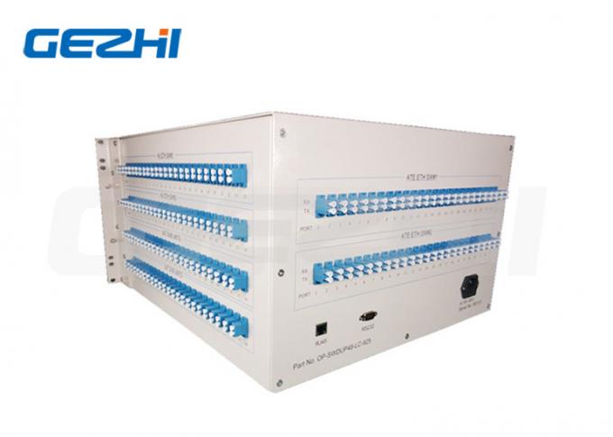 48×2×4 Optical Switch Matrix rackmount unit front panel view